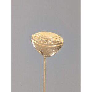 Vintage Gold Tone Scroll‎ Stick Pin Classic